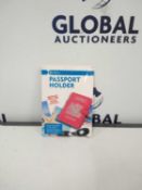 RRP £420 Lot To Contain 84 Pink In Travel Uk Passport Holder With Card Holder