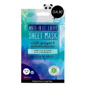 RRP £200 Gift Bag To Contain 50 Brand New Anti-Blue Light Sheet Face Masks With Ginger And Antioxid