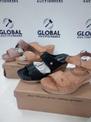 RRP £350 For 10 Boxed Brand New Cushion-Walk Flexible Comfort Shoes In Various Colours And Styles