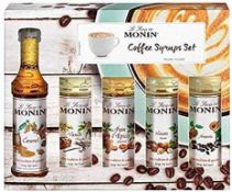 RRP £225 Lot To Contain 18 Le Lirop De Monin Coffee Syrup Sets Of 5 Various Flavours