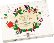 RRP £250 Lot To Contain 33 Brand New Boxed English Tea Shop Organic Premium Holiday Collection Selec