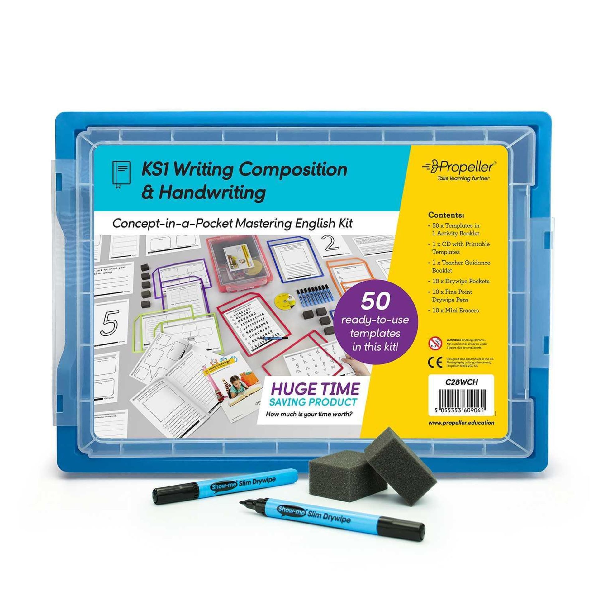 RRP £210 Lot To Contain 3 Brand New Propeller Learning Concept-In-A-Pocket Handwriting And Writing C