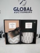 RRP £200 Lot To Contain 10 Boxed (Box Damage Only) Brand New The Coffee Society Set Of Two Tea Cups