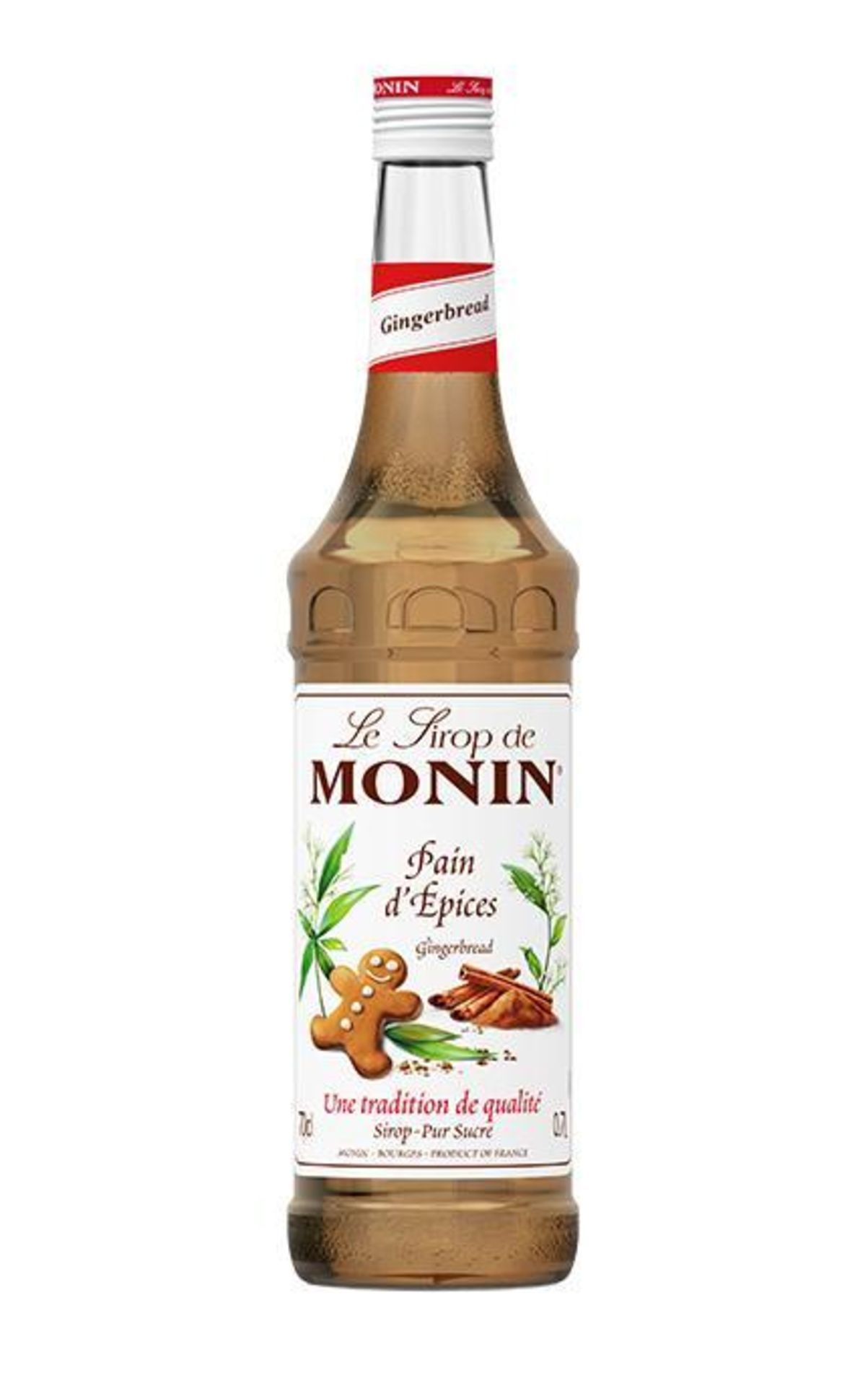 RRP £235 Lot To Contain 26Brand New Bottles Of Le Lirop De Monin Gingerbread Syrup 0.7L
