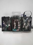 RRP £240 Lot To Contain 30 Boxed Assorted Jewellery To Include Necklaces And Bracelets