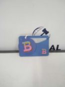 RRP £250 Lot To Contain 30 New Tagged Blue Wallet 'B' Card Holder