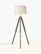 RRP £135 Boxed Jacques Tripod Floor Lamp