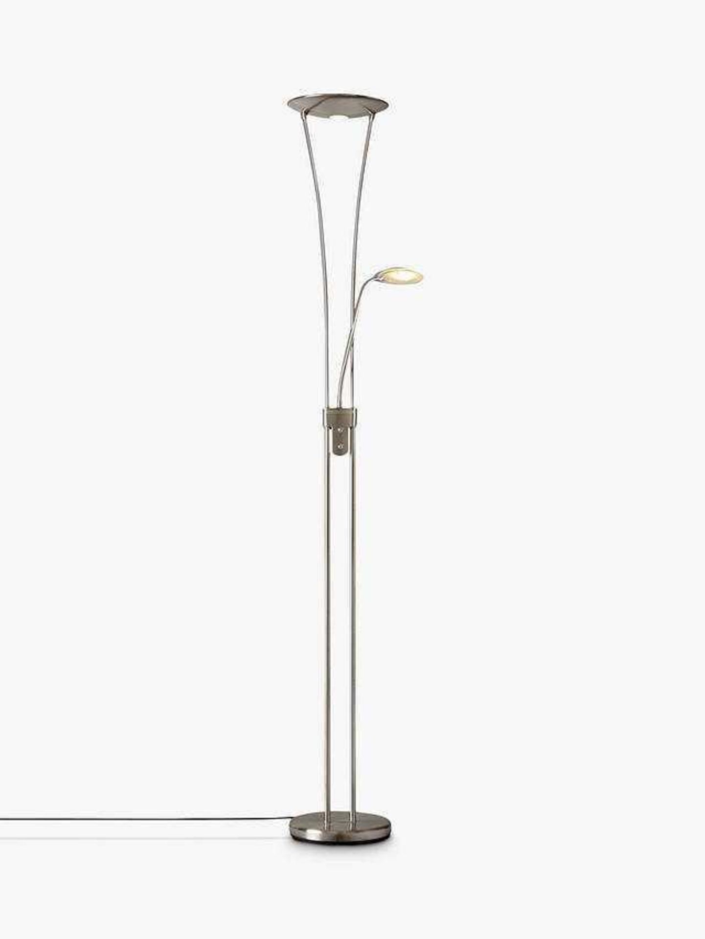 RRP £195 Boxed Ridley Integrated Led Uplighter Floor Lamp