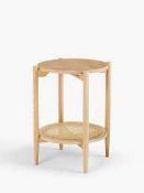 RRP £100 Boxed John Lewis Stacked Cane Side Table