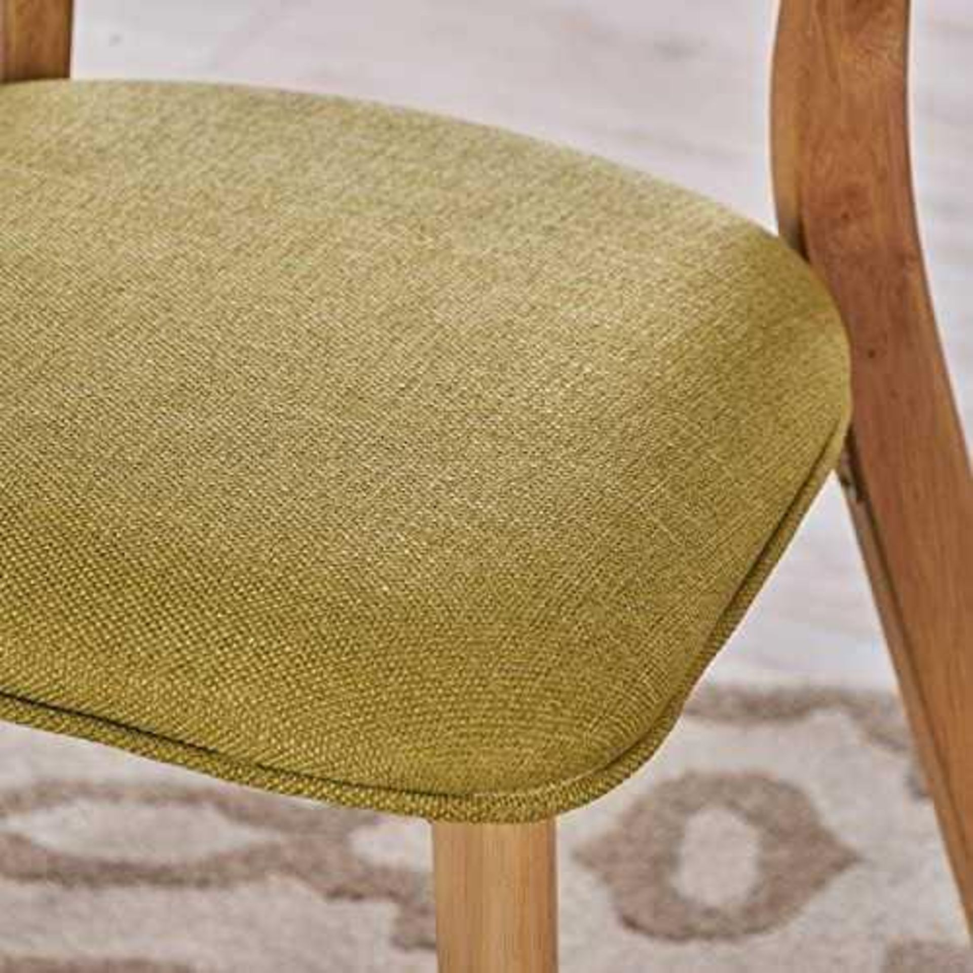 RRP £140 Boxed Green Tea 2Pcs Dining Chair - Image 2 of 2