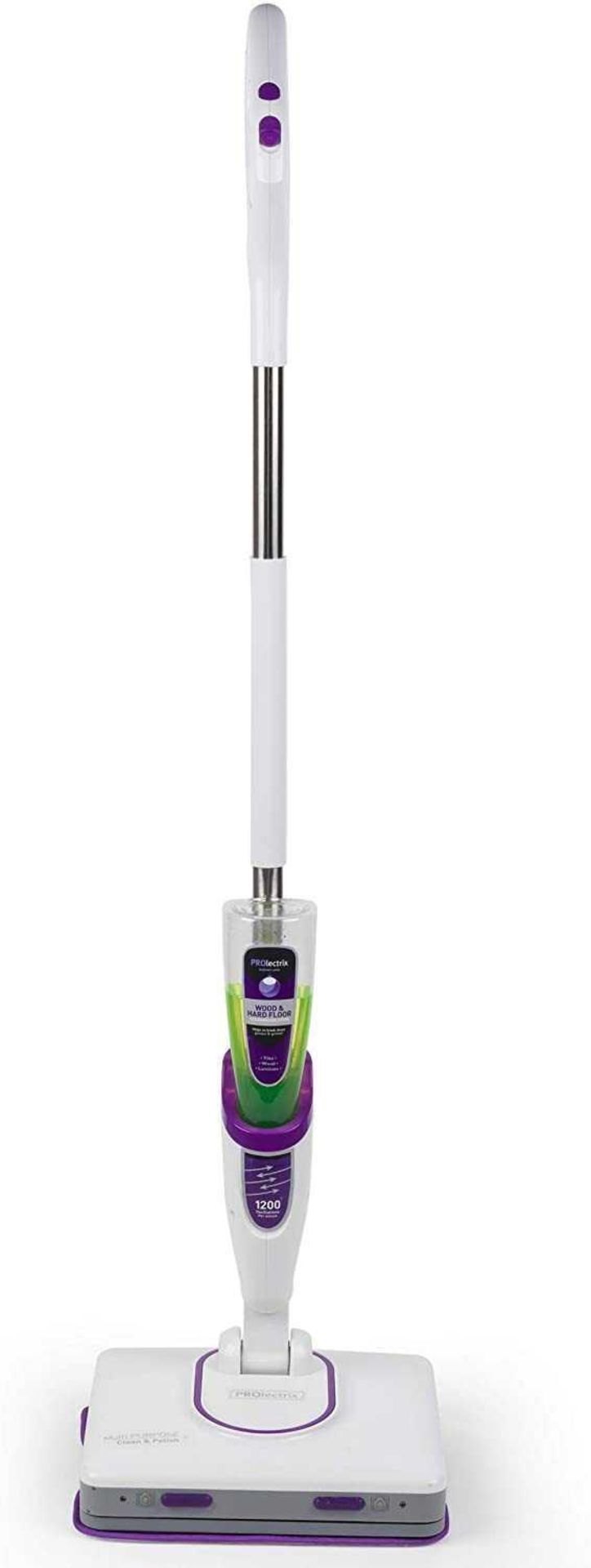 RRP £120 Boxed Pro Lectrix 2 In 1 Sonic Hard Floor Carpet Cleaner