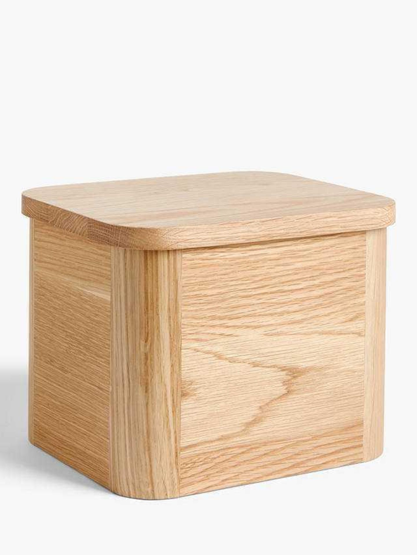 Combined RRP £195 Lot. To Contain 2 Large John Lewis Wooden Oak Bread Bins,1 Small Wooden Oak Bread - Image 3 of 4