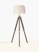 RRP £135 Boxed John Lewis Complete Lot Jacques Floor Lamp With Share