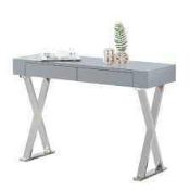 RRP £200 Boxed Mayline Console Table In White High Gloss
