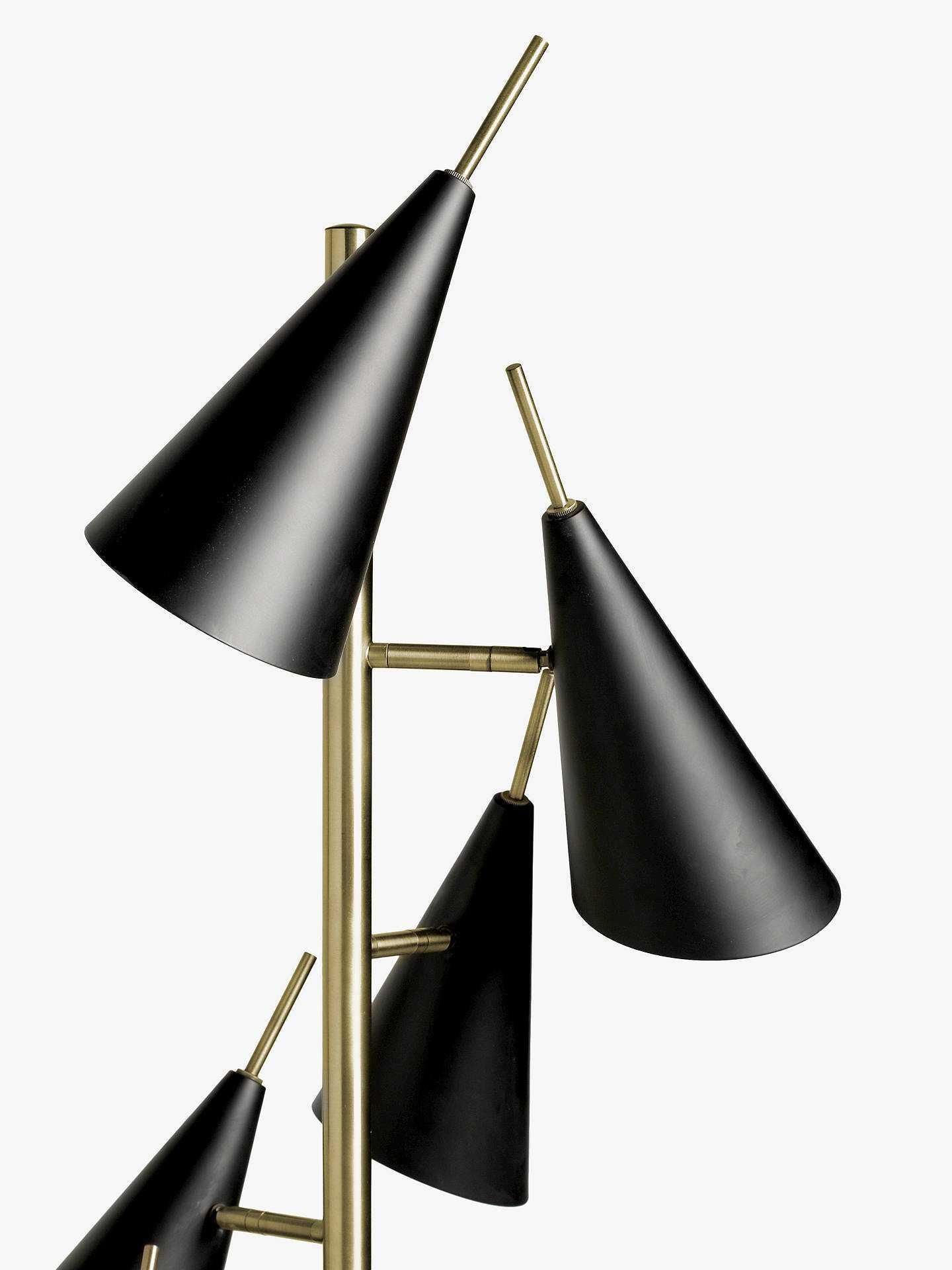 RRP £230 Boxed John Lewis Conic 5 Light Floor Lamp In Black/Brass - Image 2 of 2