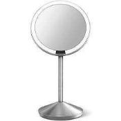 RRP £100 Unboxed Simple human Mirror