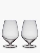 Combined RRP £180 Lot To Contain Six Boxed John Lewis Connoisseur For Beer 2X700Ml Beer Glasses