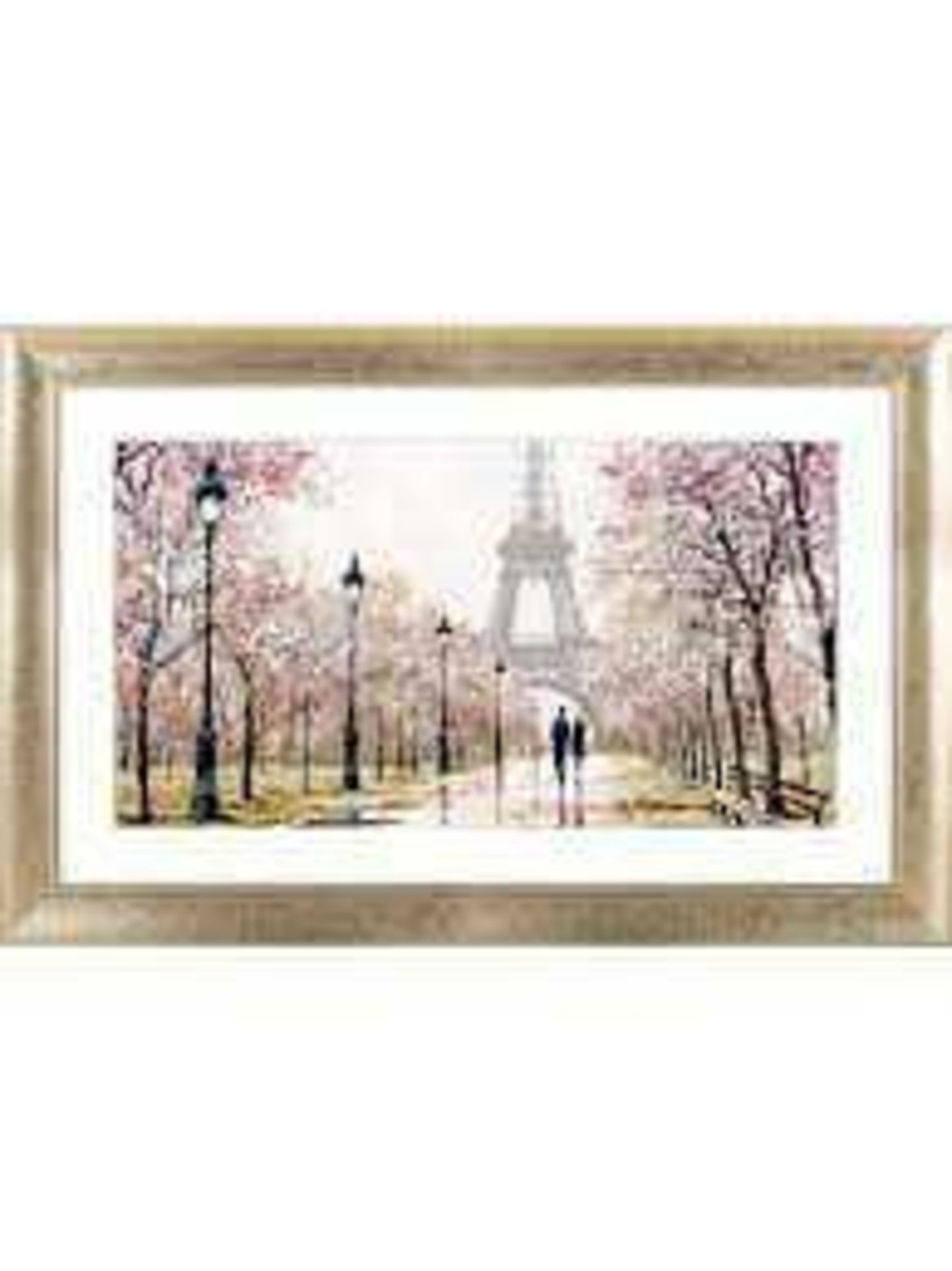 RRP £185 Unboxed John Lewis Eiffel Tower By Macneil Framed Wall Print