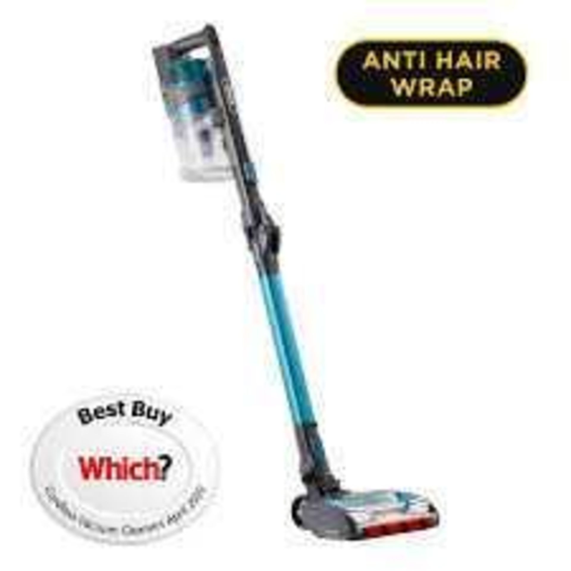 RRP £330 Boxed Shark Flexology True Pet Anti Hair Wrap Iz251Ukt Cordless Vacuum Cleaner - Red