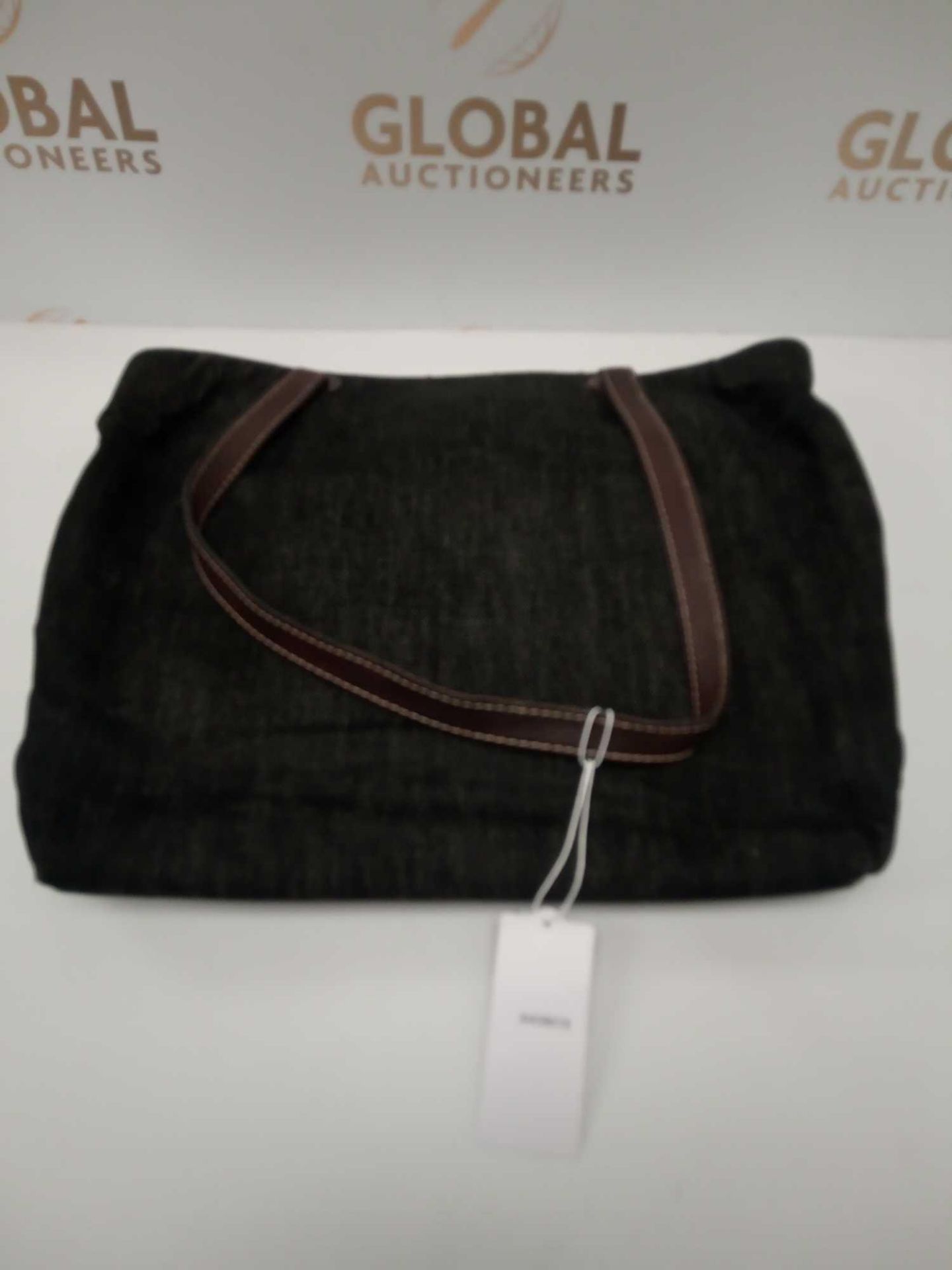 RRP £1800 Chanel Vintage Logo Denim Tote Black Canvas Shoulder Bag (Aao8078) Grade Ab (Appraisals