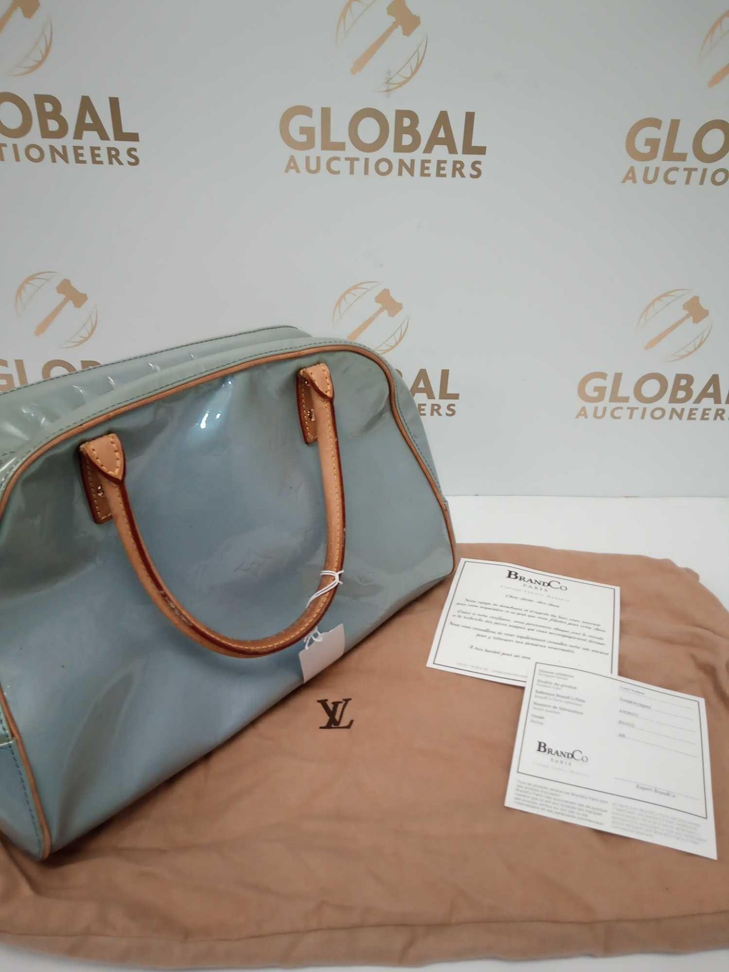 RRP £850 Louis Vuitton Tompkins Square Calf Leather Monogram Vernis Shoulder Bag (Aao6377)Grade - Image 2 of 2