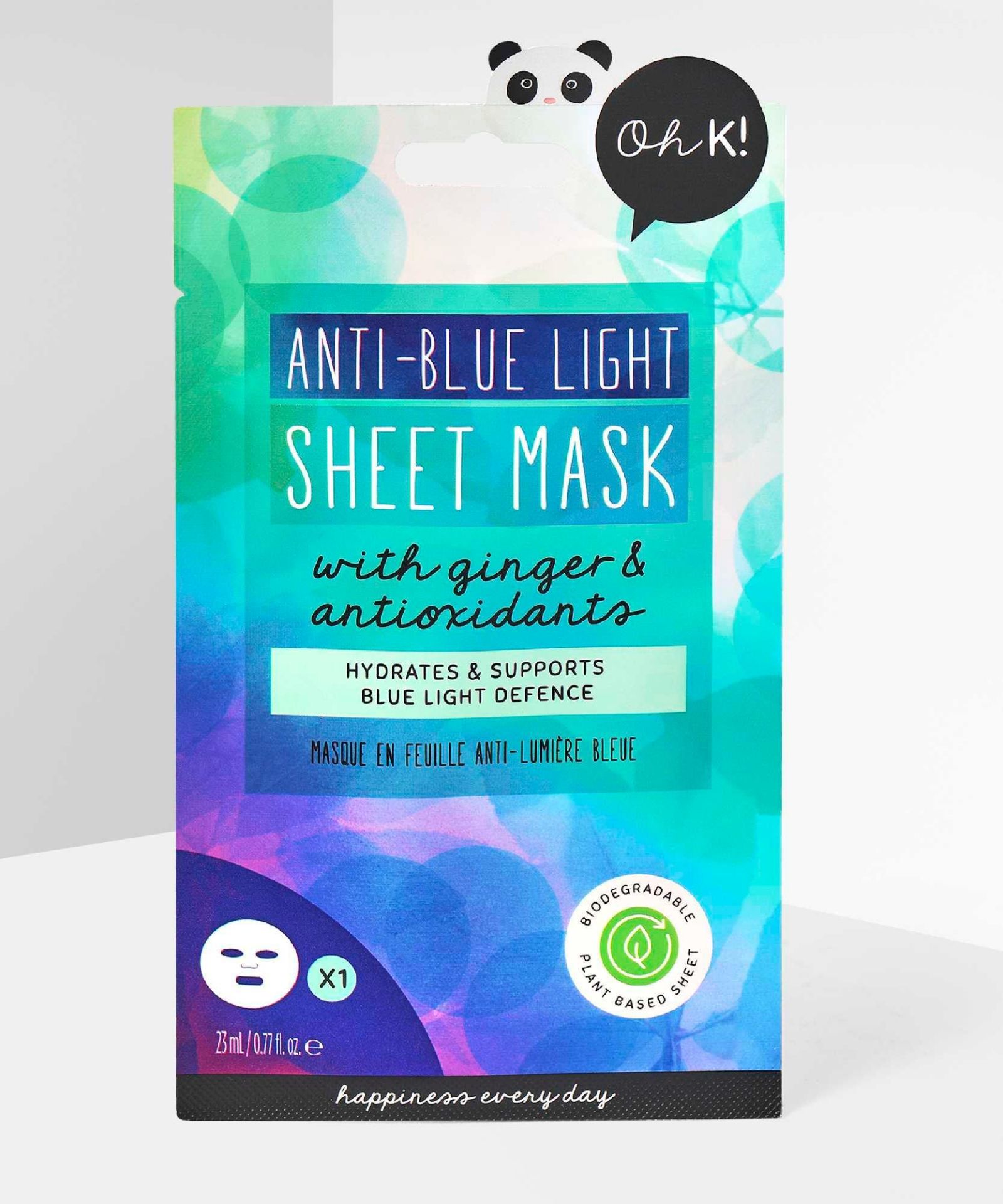 RRP £200 Gift Bag To Contain 50 Brand New Anti-Blue Light Sheet Face Masks With Ginger And Antioxida