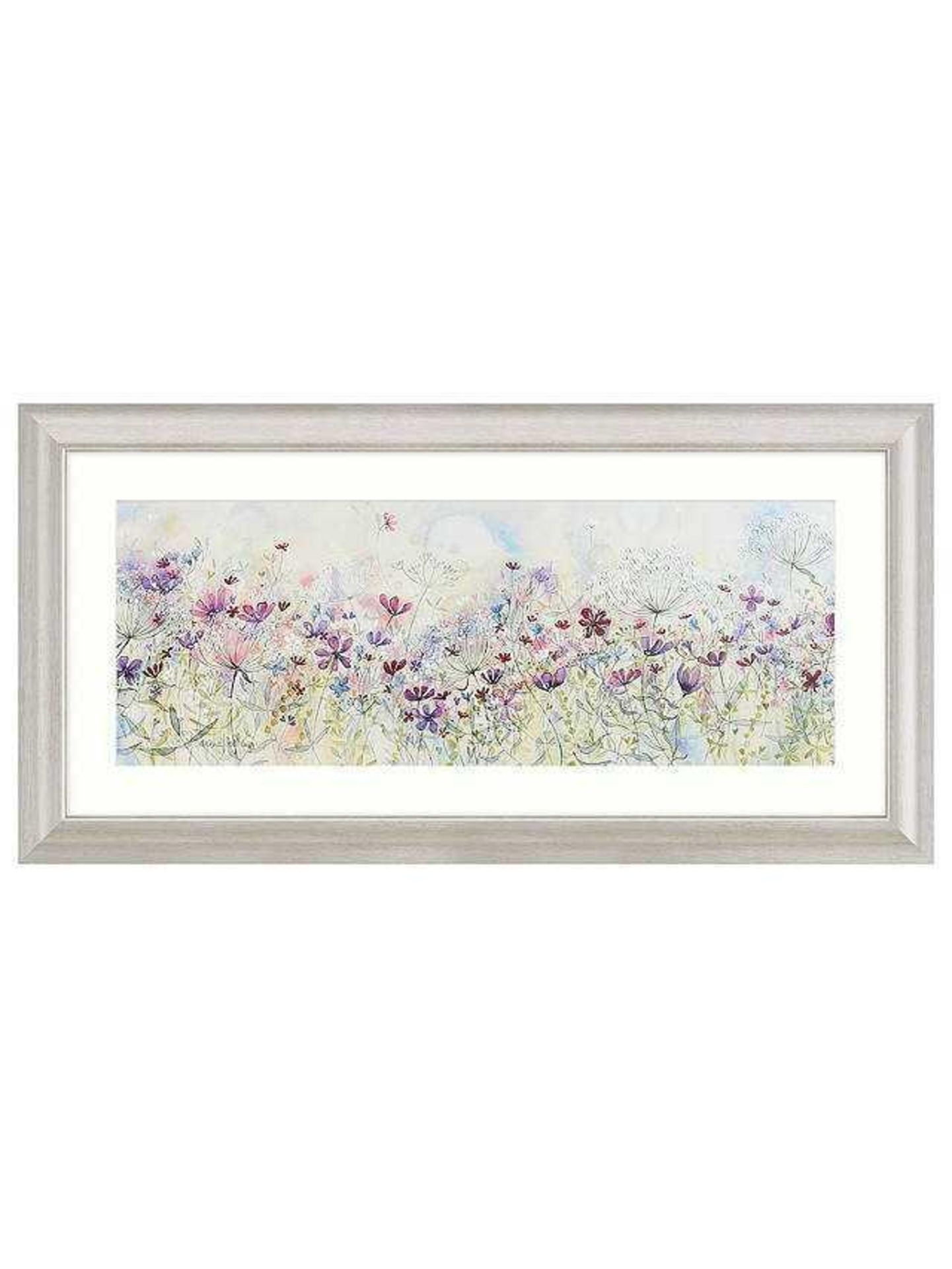 RRP £130 John Lewis Meadow Of Wild Flowers By Catherine Stephenson Framed Wall Print.(2089958)