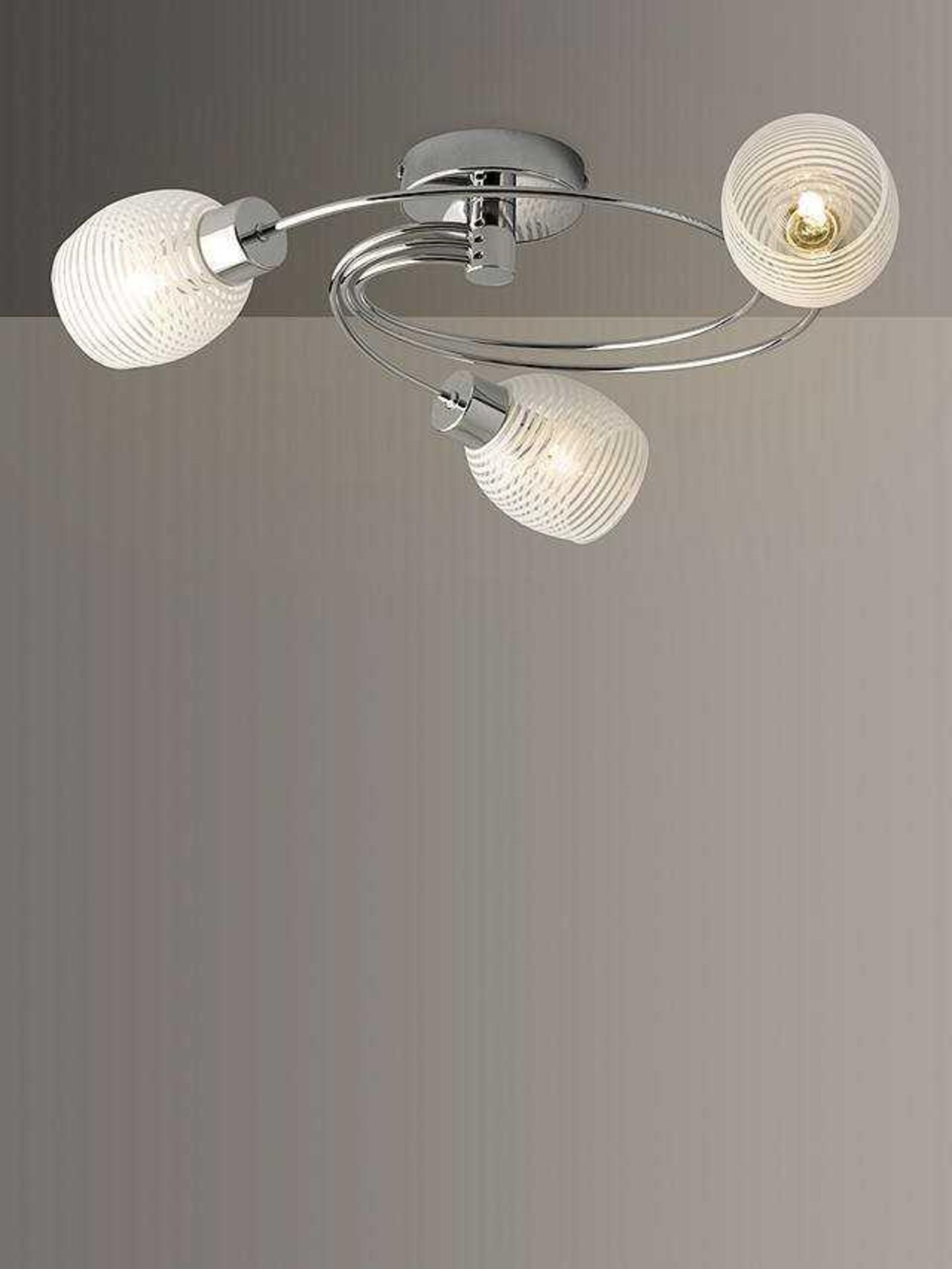 Combined RRP £135 Lot To Contain A Jamieson Semi Flush Light And A Maya 3 Light Semi Flush - Image 2 of 2