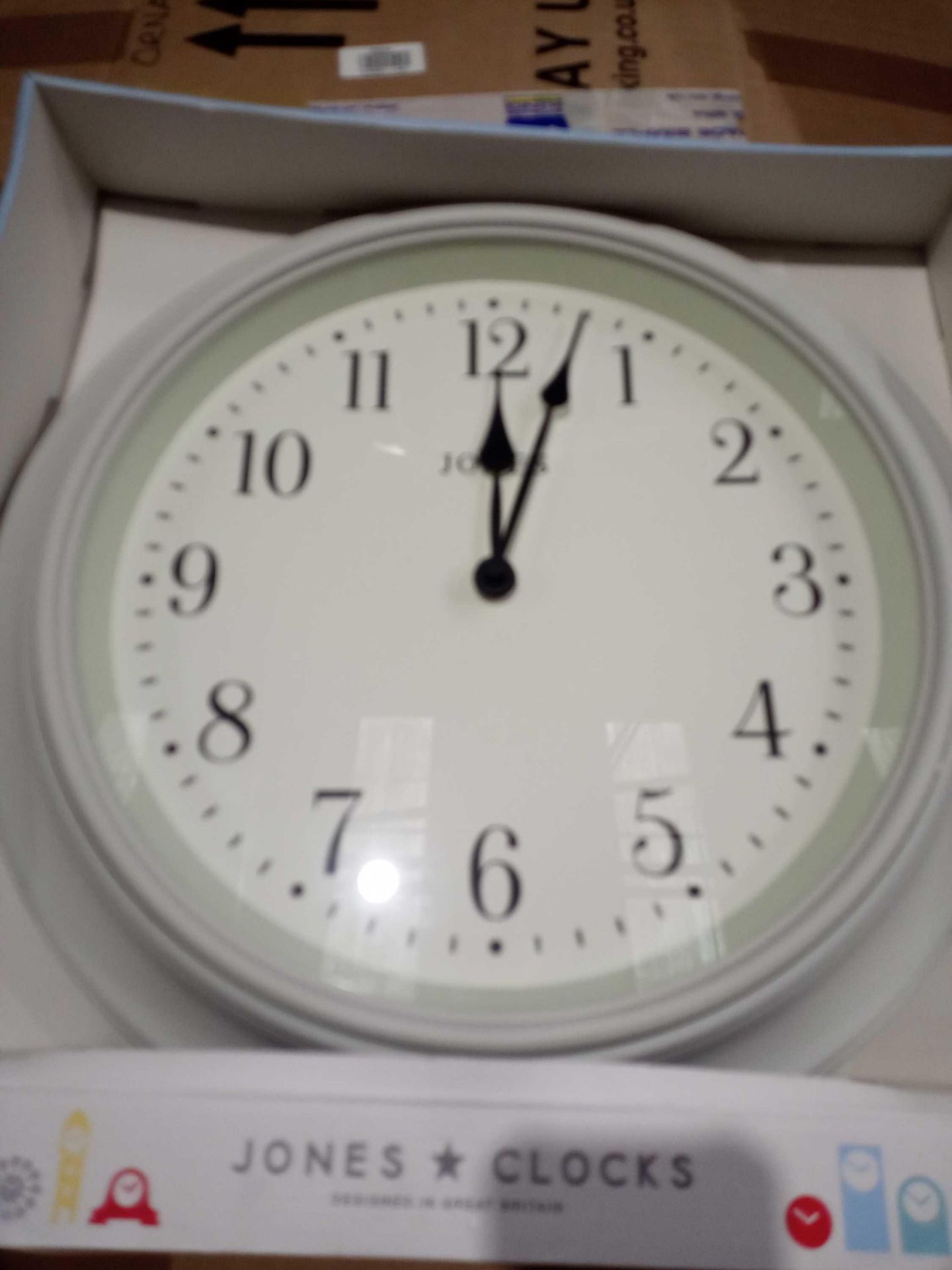 Combined RRP £150 Lot To Contain Two Boxed Assorted Style Wall Clocks