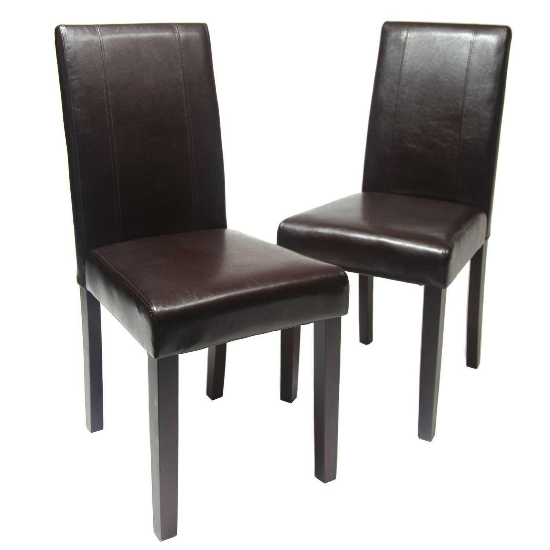 RRP £120 Boxed Levi Dining Chair In Brown