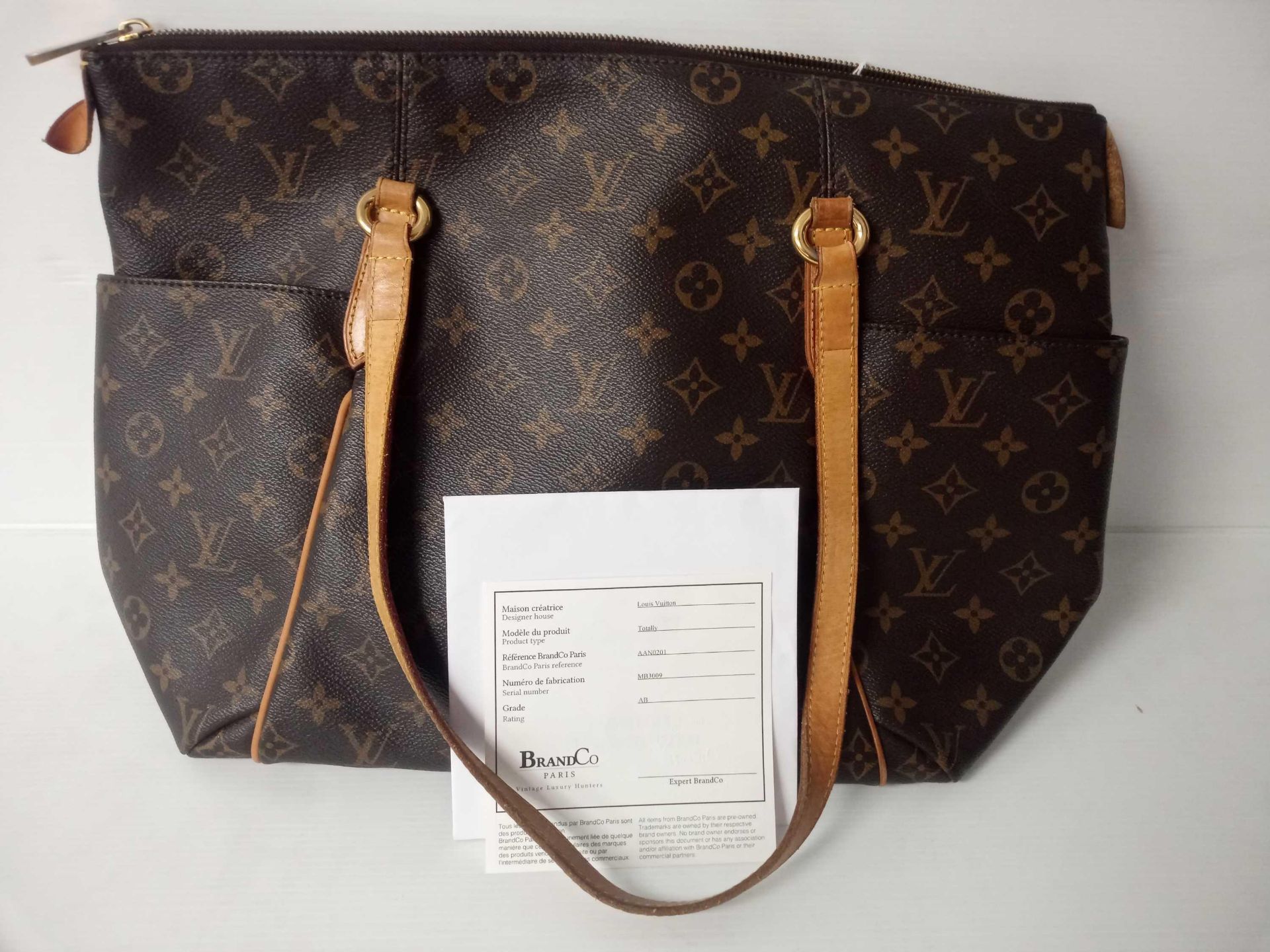 RRP £1300 Louis Vuitton Monogram Canvas Brown Ladies Handbag - Image 2 of 2