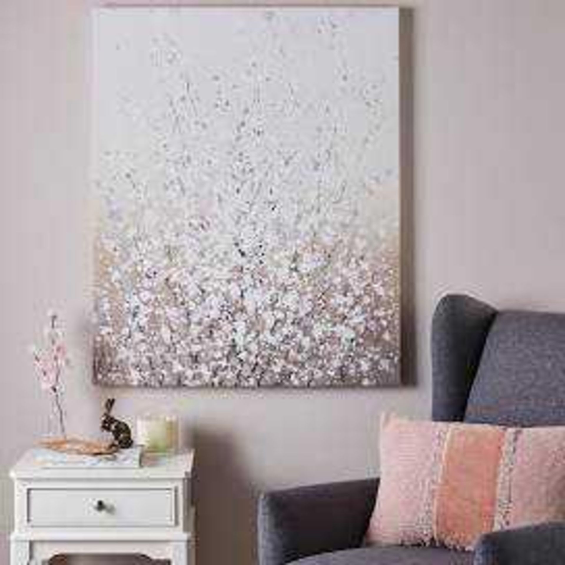 RRP £160 Large John Lewis Blossom Wal Art Piece