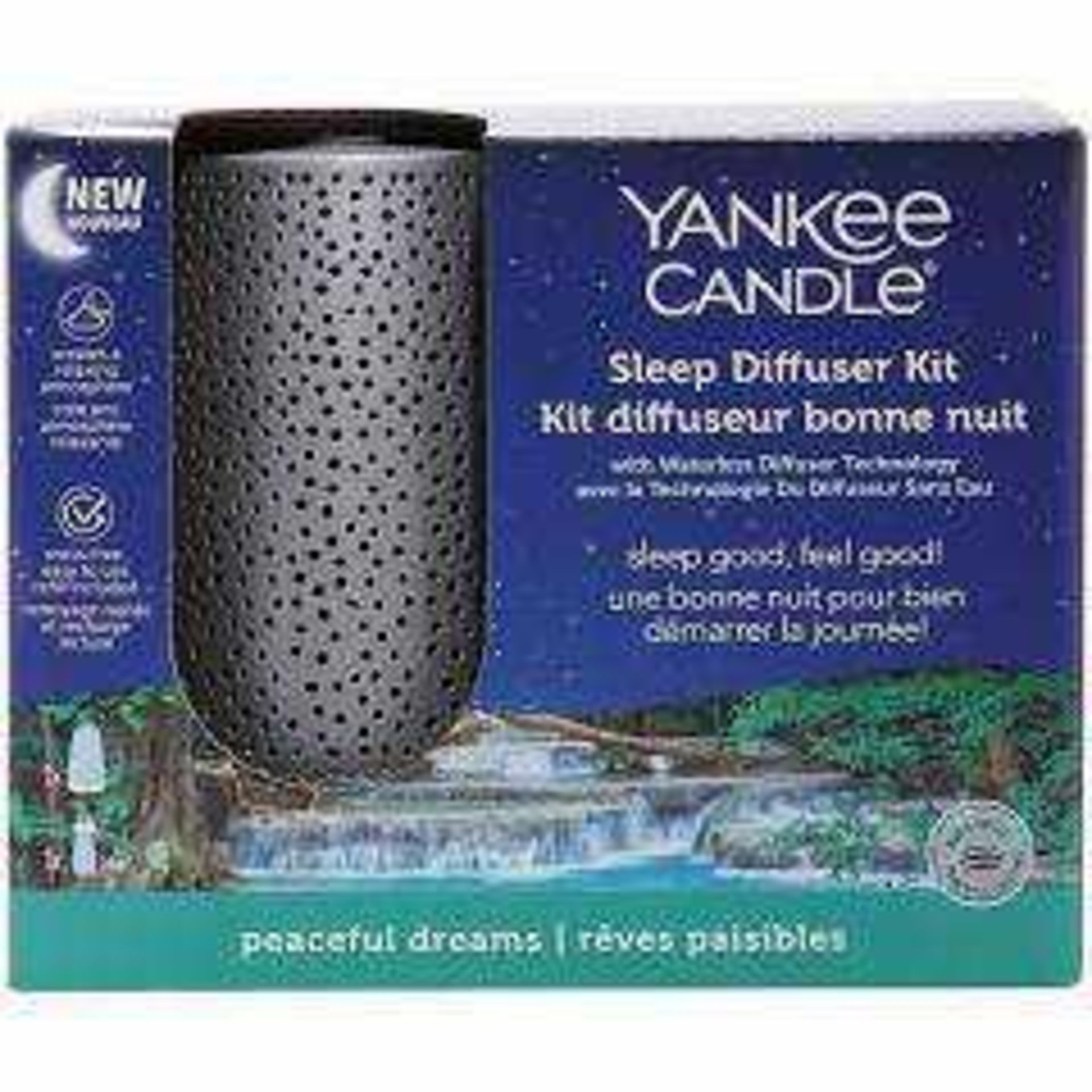 RRP £50 Each Unboxed Yankee Candle Sleep Diffuser With 3 Accompanied Diffuser Refills