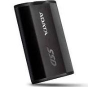 RRP £80 240618 ADATA SE800 512GB Black External SSD
