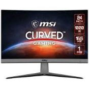 RRP £220 MSI OPTIX MAG242C CURVED GAMING MONITOR - 23.6 INCH