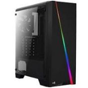 RRP £50 Aerocool Cylon RGB Glass Windowed Case