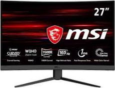 RRP £260 MSI Optix G27CQ4 27"" Curved Gaming Monitor