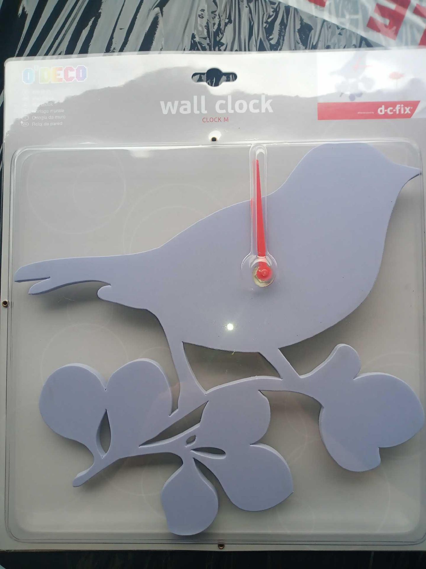 RRP £290 Lot To Contain 24 Brand New Sealed Odeco Assorted Styles Foam Wall Clocks (Lots May Vary)