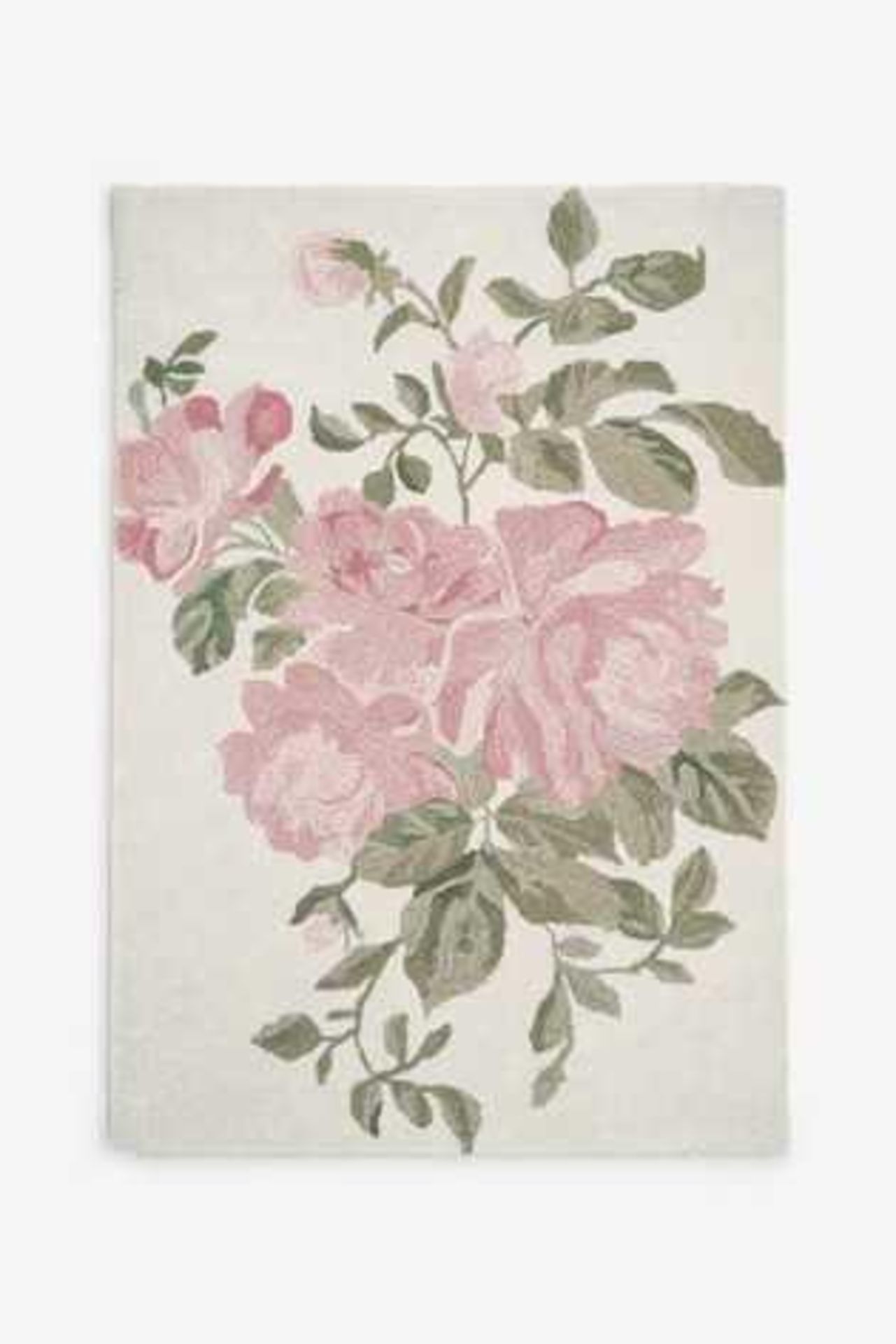 RRP £150 Bagged Rose Watercolour Rug 160X230Cms