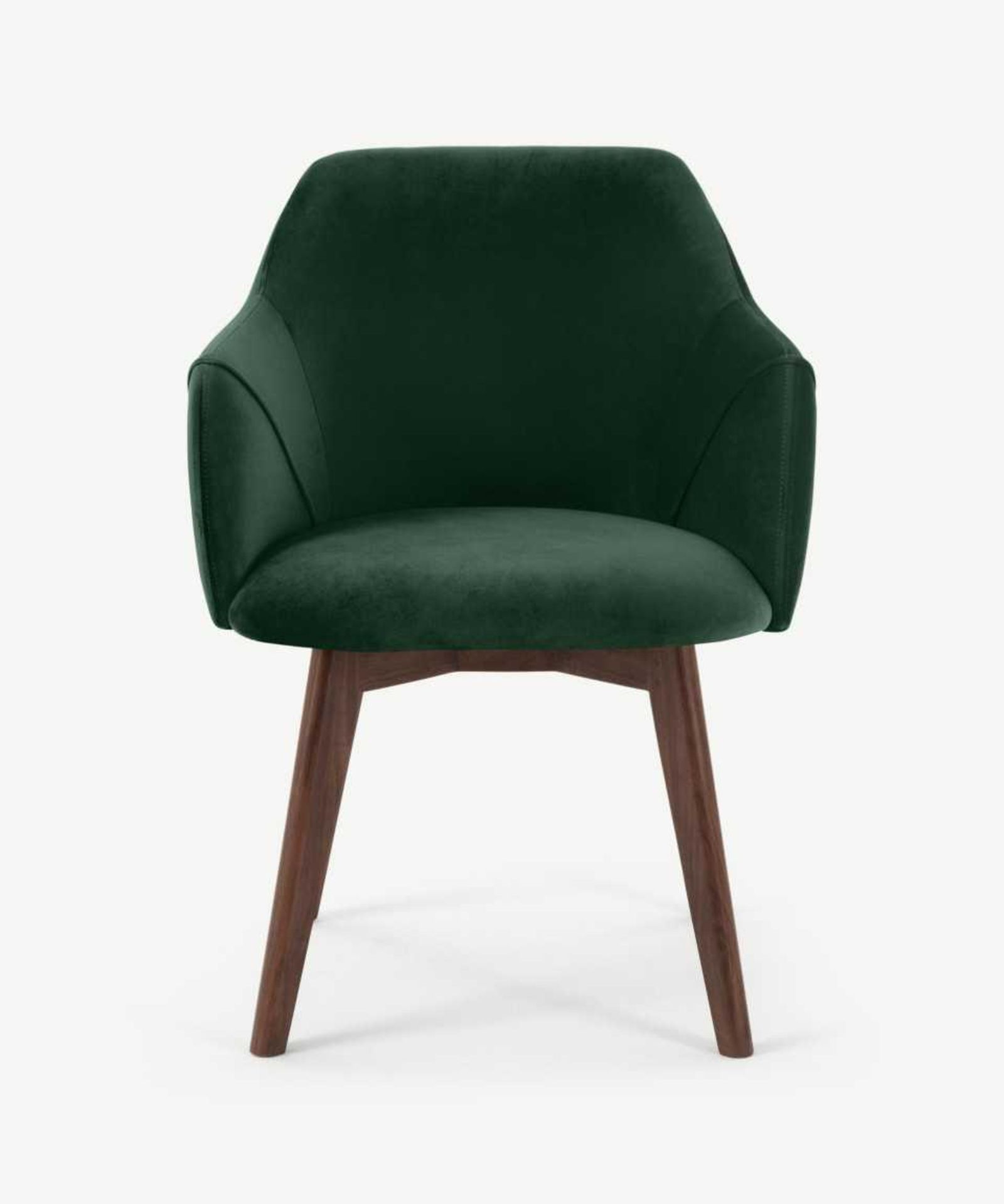 RRP £189 Made.Com Lule Office Chair Pine Green Velvet | Sku Ochlle003Gre-Uk