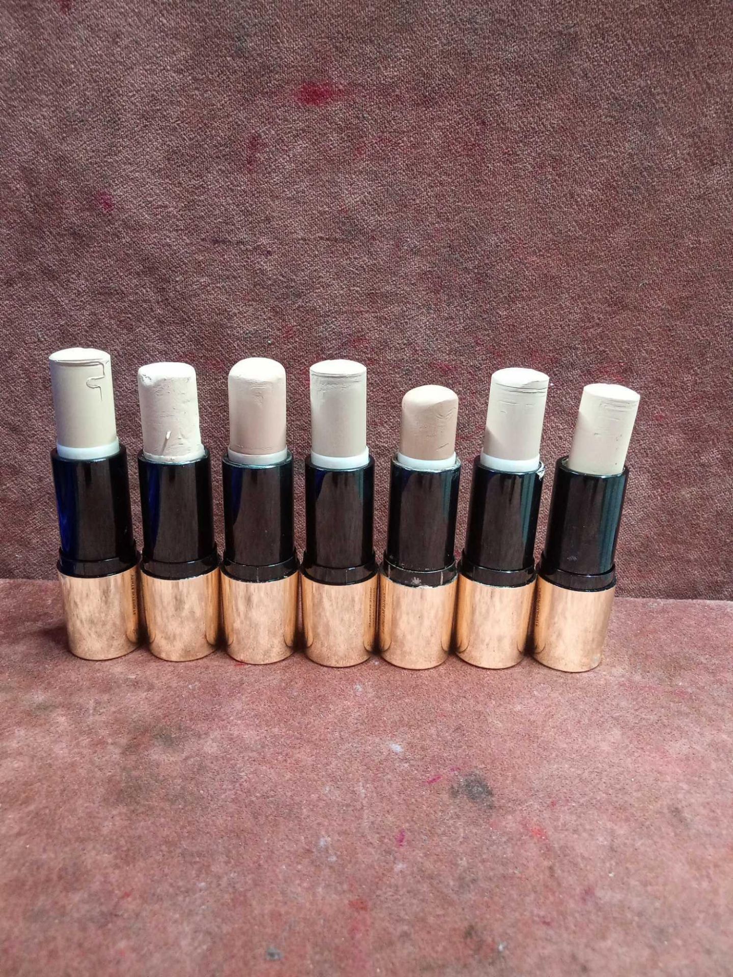 RRP £210 Lot To Contain 7 Testers Of Yves Saint Laurent All Hours Foundation Stick In Assorted Shade