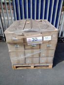 Combined RRP £1440 Pallet To Contain Bulk Lot Of Smart Curved Aluminium Shower Rods P37 (