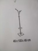 Combined RRP £270 Lot To Contain X3 Stainless Steel Floor Standing Lamp Bases
