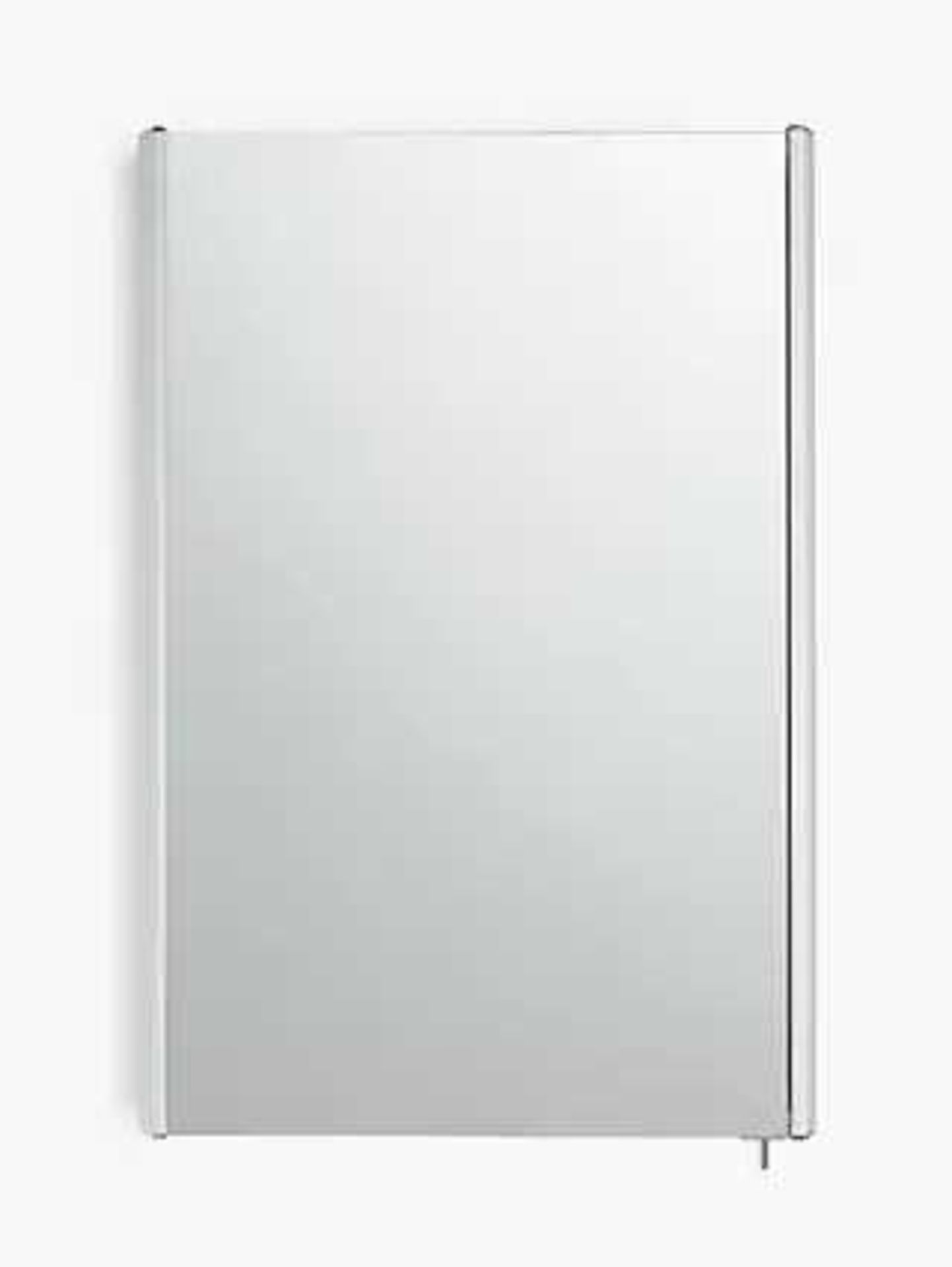 RRP £300 Unboxed Single Door Illuminated Mirrored Bathroom Cabinet