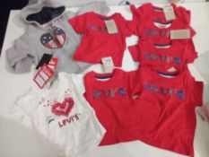 Combined RRP £220 Lot To Contain 10 Assorted Levi's Baby Clothing Items Include Jeans T-Shirts And J