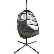 RRP £360 Boxed Holly Folding Hanging Garden Chair