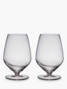 Combined RRP £240 Lot To Contain 8 Boxed Connoisseur 700 Ml Sets Of 2 To Crystal Beer Glasses