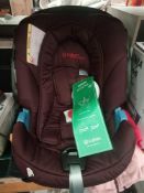RRP £210 Cybex For Mamas And Papas Anton Burgundy Car Seat For 18 Months Plus