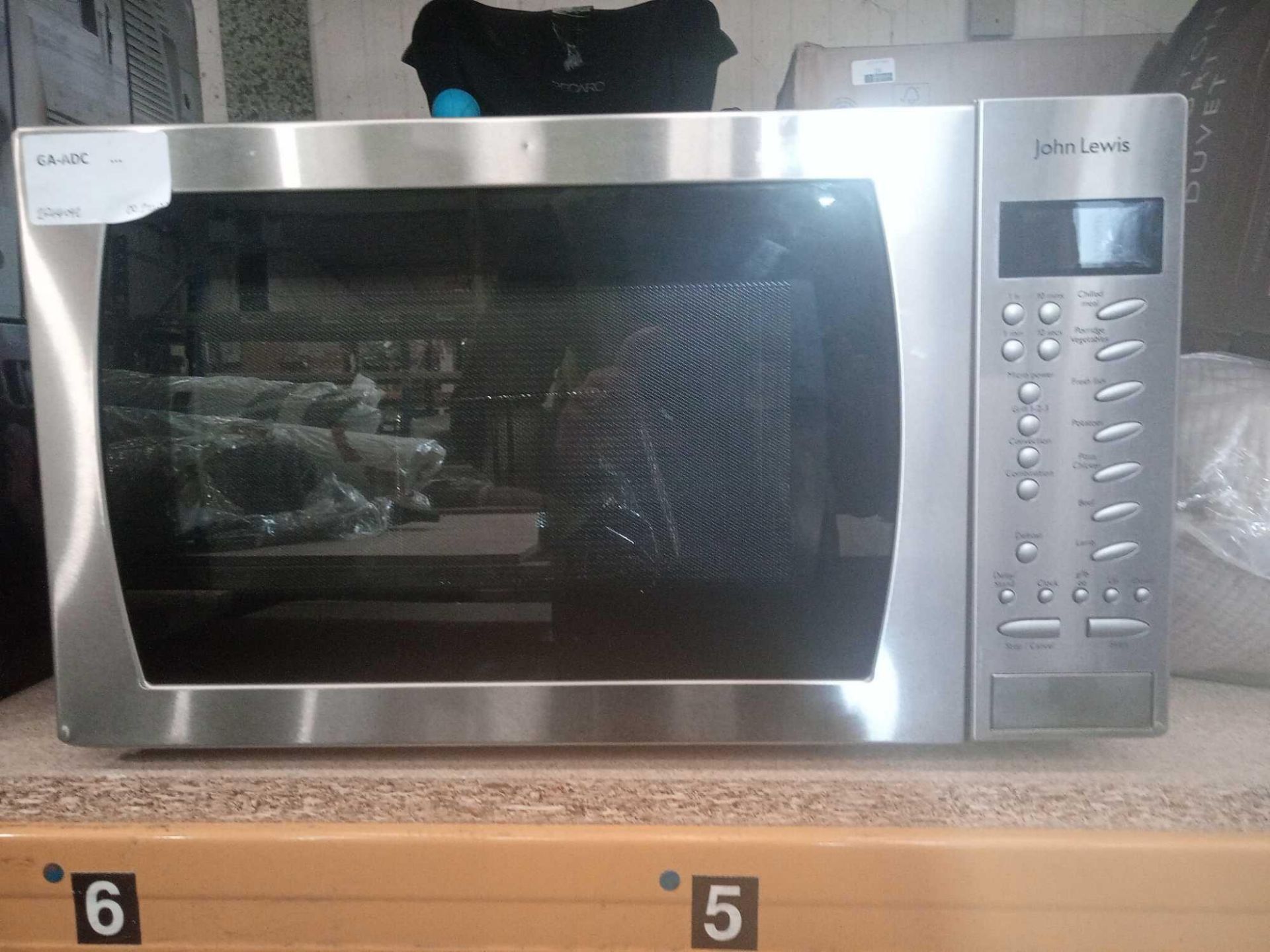 RRP £270 Unboxed John Lewis Microwave/Oven Silver