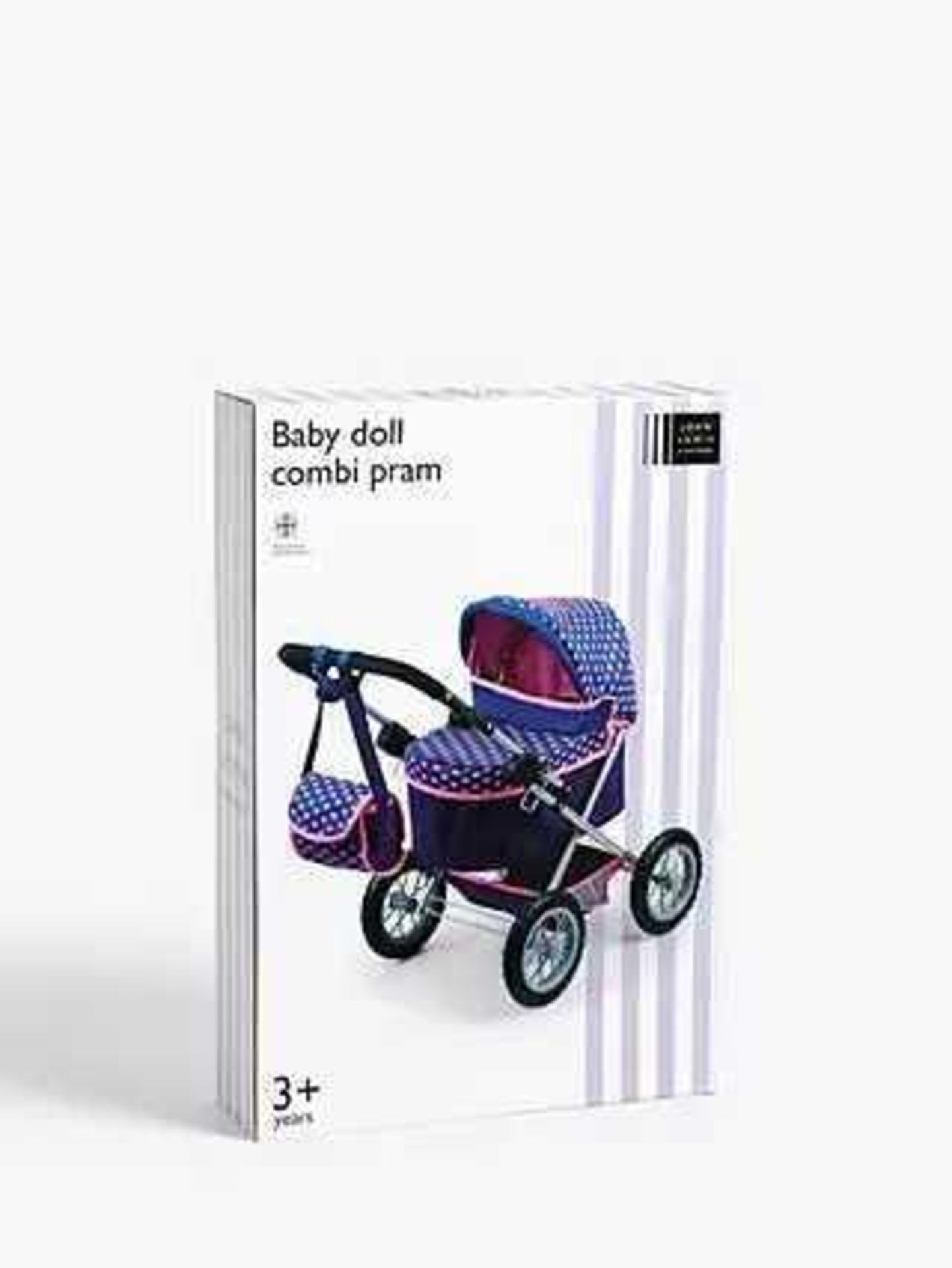 RRP £240 Combined Lot To Contain 1X Unboxed Blue 3 Wheel Light Up Scooter, 1X Boxed John Lewis Baby - Image 2 of 3